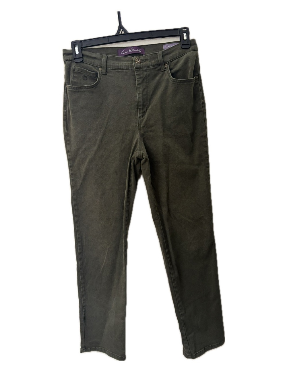 Gloria Vanderbilt Olive Green Stretch Jeans – Size 10